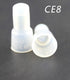 Rextin 100pcs CE8 Closed End Wire Crimp Connectors, Protective Wire Crimp Cap Terminals