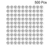 uxcell 3mm Bearing Balls, 304 Stainless Steel G100 Precision Balls, 500pcs