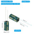 PATIKIL 6.3V 1500uF Electrolytic Capacitors, 20Pcs 8x16mm Aluminum High Frequency Capacitors