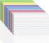 WAYISUL 300PCS Index Cards 3 x 5 Inch, Colored Flash Cards, Lined Flashcards