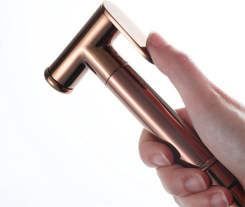 YHWKZCTTT HandheldSprayer Brass Cloth Diaper Sprayer Kit Rose GoldSprayer for Toilet withHose for Feminine Wash and ABS