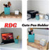 RDG Light Green Plastic Cute Pen Holder | Rectangular Shape Pen Box | Desk Organizer for School, Home, Stationery
