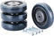 MAOPINER 5" Shopping Cart Wheel Replacement Kit, 4 Pack Caster Wheels, Heavy