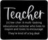 Teacher Appreciation Mouse Pad, Desk Accessories for Office Gaming, Gifts for Women Men, 9.5x7.9 Inches