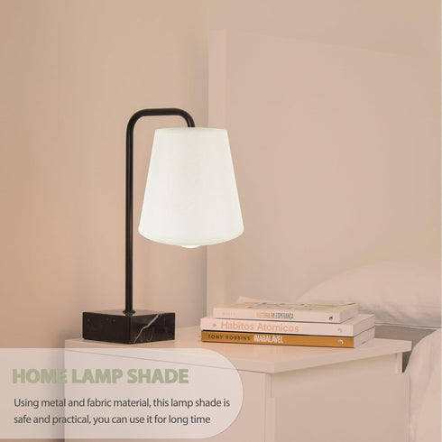 5.12 Inch OSALADI Clip-on Fabric Lampshade Small Cloth Lamp Shade for Table Lamps Floor Lamps Wall Lamps
