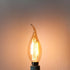 HERO-LED CA10-DSGT-2W-WW22 Dimmable CA10 E12 2W Bulb, 25W 2200K 4-Pack Gold Tint Candelabra Style LED Filament