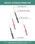 4 Back Probe Kit, PCS Flexible Back Probes Automotive Diagnostic Test Repair Tools for Car Electrical and Multimeter