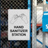Art-Strap 8.5 11 Hand Sanitizer Station Sign, x in" OSHA Compliant Wash Hands Sign, Weatherproof Plastic, UV resistant