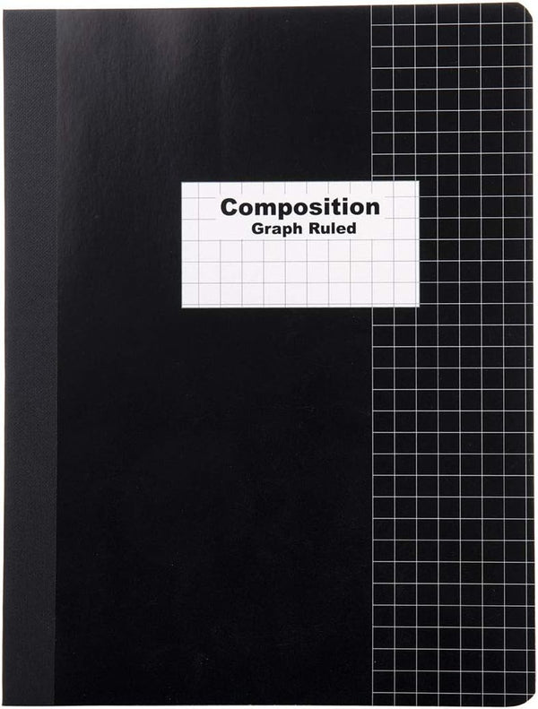 Mintra Office Composition Books, Sturdy Flexible Cover, 4 Pack, 4x4 Comp Book, Graph