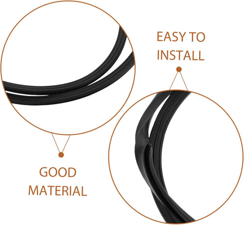 Ipetboom Replacement Parts for Salon Equipment Rubber Ring Base for Chair Leg Easy Install Floor Protector Cap Sofa Leg