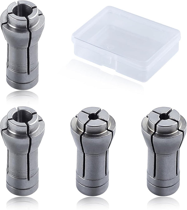 SPEEDWOX 4PCS Die Grinder Collet Adapter Set, 1/4 To 1/8 Collet Adapter