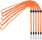 YOUOWO 5 Pack Orange Adjustable Lanyards - Neck Strap for Keys, Pen, Phone, ID Badges, USB Sticks, Whistles