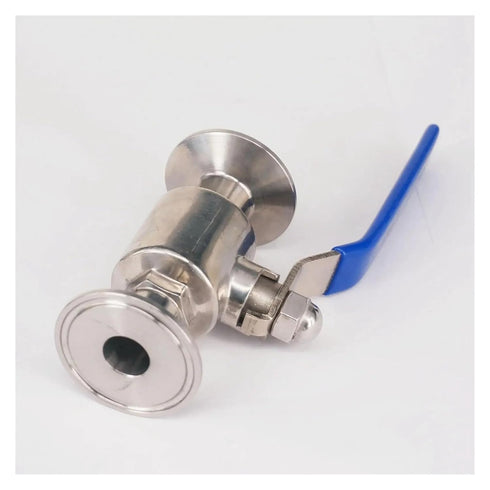 QJWUPWNJ 3/4" 19mm 304 Stainless Steel Sanitary Ball Valve Triple clamp Ferrule Type for Homemade Dairy Products