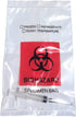 Biohazard Specimen Bags, 100pcs 6x9in with Ziplock Top and Outside Pocket Paperwork Pouch