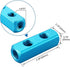 Baomain 2-Way Aluminum Air Manifold Block, 5-Port, 1/4" PT Threaded for Pneumatic Systems