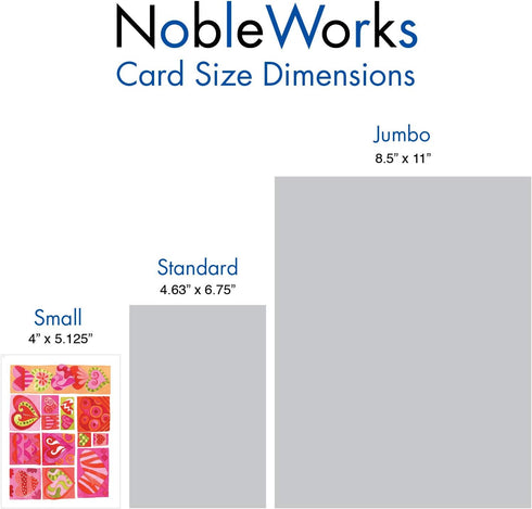 The Best Card Company 10 Assorted Mother's Day Notecards Bulk Box Set, 4 x 5.12 Inch, 10 Designs with Envelopes