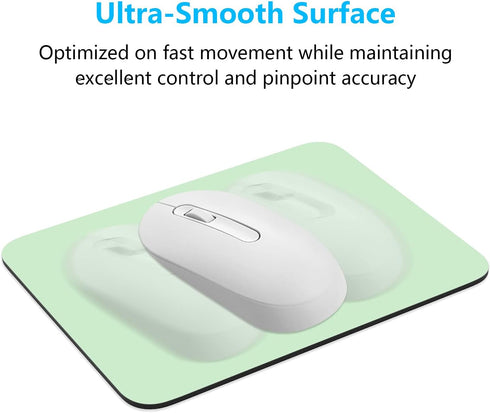 Dapesuom Small Mouse Pad, 6 x 8 Inch Mini Mouse Mat for Women Men - Thick Rubber Non-Slip Portable & Washable for