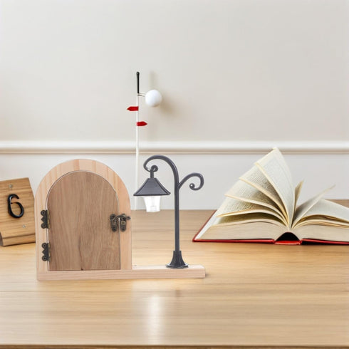 8.30X5.90X0.90 Inch Tofficu Fairy Door Outlet Cover with Glowing Light - Childproof Baby Proofing Socket Protector