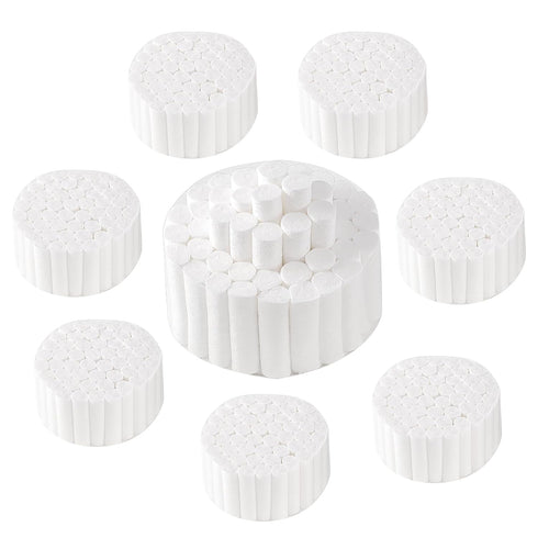 400 PCS Dental Gauze Rolls Cottons Pads, Nosebleed Kit Accessories #2 Medium