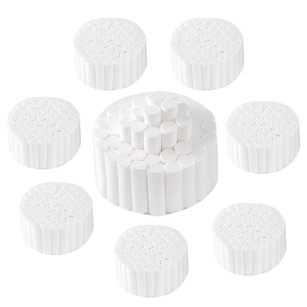 400 PCS Dental Gauze Rolls Cottons Pads, Nosebleed Kit Accessories #2 Medium