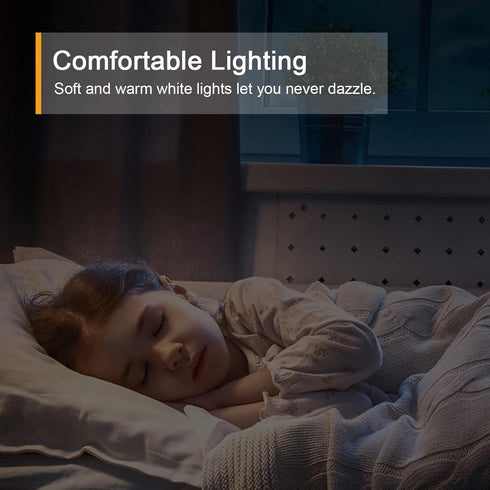 Closet 1-20LM 2-Pack Lyridz Rechargeable Motion Sensor Night Light, Cool White LED Stick-on Light with Dusk to Dawn