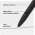 U Brands Midnight Monterey Ballpoint Pens, 4 Count, Black Soft Touch, Bold (1.0 mm) Point, Black Ink