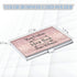 Business Card Holder,Color Printing Men's and Women's Business Card Case,Ultra-thin Metal Business Card Organizer,Carry-on Pocket Wallet Business Card Holder,Pink letters