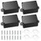 Project Box, 4pcs Junction Boxes, IP65 Waterproof Electrical Boxes, ABS Plastic Dustproof Electrical Project Case for