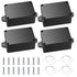 Project Box, 4pcs Junction Boxes, IP65 Waterproof Electrical Boxes, ABS Plastic Dustproof Electrical Project Case for