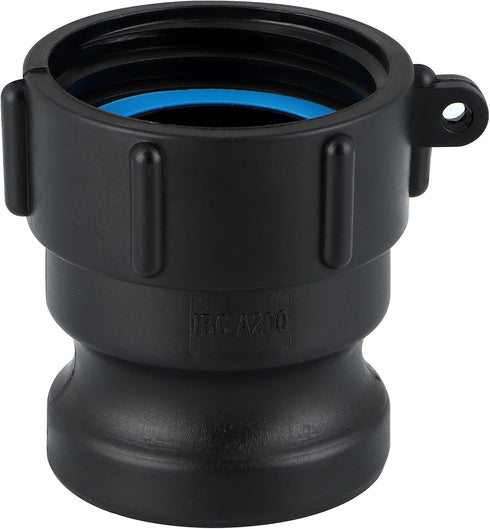 IBC Tote Adapter, Cam and Groove Fitting (2" Female Buttress Thread x 2" Male Adapter) by Sanbege