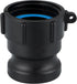 IBC Tote Adapter, Cam and Groove Fitting (2" Female Buttress Thread x 2" Male Adapter) by Sanbege