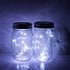6 Pack Mason Jar Lights, 20 LED Solar Cold White Fairy String Lights for Garden Deck Patio Party Wedding Christmas