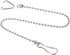 MECCANIXITY Toilet Flappers Chain, 25cm Stainless Steel Toilet Handle Lever Lift Flush Replacement Pack of 3