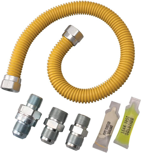 Dormont Safety-Shield SmartSense Gas Appliance Connector, 5/8 Inch Outer Diameter, 48 Inches