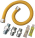 Dormont Safety-Shield SmartSense Gas Appliance Connector, 5/8 Inch Outer Diameter, 48 Inches