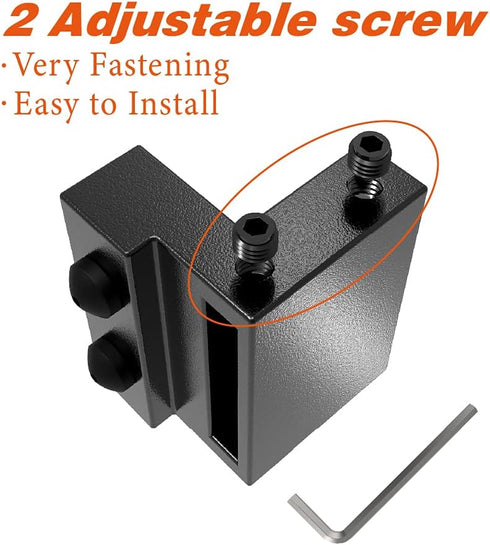 ZEKOO Steel Stopper Limit Device for Sliding Barn Door Hardware Track Roller Stop Kit Accessories
