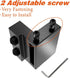 ZEKOO Steel Stopper Limit Device for Sliding Barn Door Hardware Track Roller Stop Kit Accessories