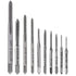 Yakamoz 10pcs Micro Taps Bits, Mini Machine Screw Drill Tap Set, Metric Thread Screws Plug Bit, Small Tapping Bits Tool