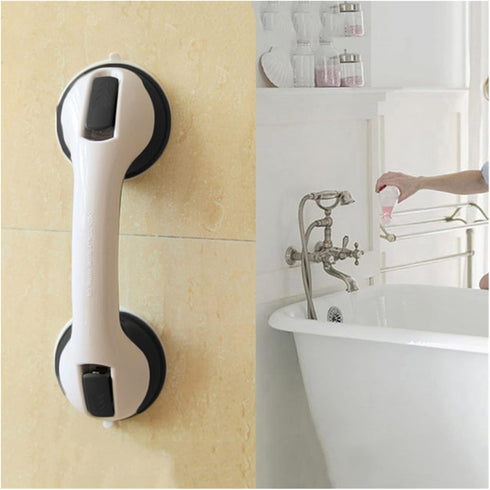 ONQendDv Grab Bars for Wall,Vacuum Suction Cup Armrest Non-Slip Support Toilet Bathroom Shower Handle Bathroom Handrail