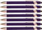 Rose Gold Rubberized Soft Touch Ballpoint Pen with Stylus Tip, Premium Metal, Black Ink, Medium Point (Purple, 7 Pack)
