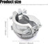 5 Pack 1 Inch NM Cable Clamp Type Connectors for Metallic Conduit Protect Cables, Silver-Zinc