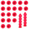 Universal Fit Caulk Saver Cap, Red Caulk Tube Sealer for Sealing and Preserving, 10 Caps
