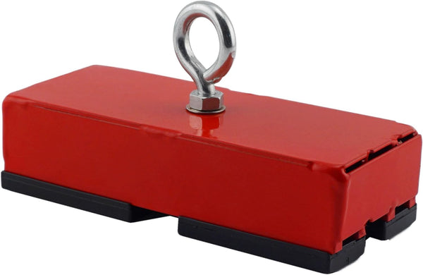 Master Magnetics Powerful Retrieving Magnet: Fishing Magnet with Eyebolt and Magnetic Shield