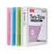 Cardinal 3 Ring Binders, 1 Inch, Round Rings, Holds 225 Sheets, ClearVue Presentation View, Non-Stick, Two-Tone Pastel