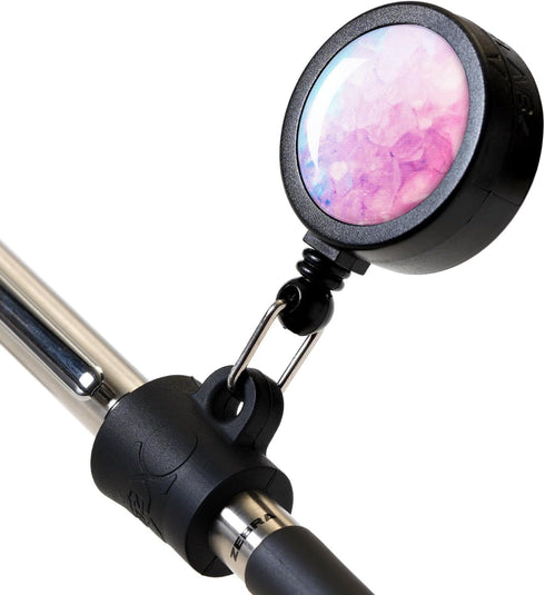 Retractable Pen Reel for Nurses, Teachers, Waitresses, Carpenters, Contractors & Pros (Abstract Design)