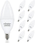 comzler Type B Shape LED Ceiling Fan Light Bulbs E12 Small Base,