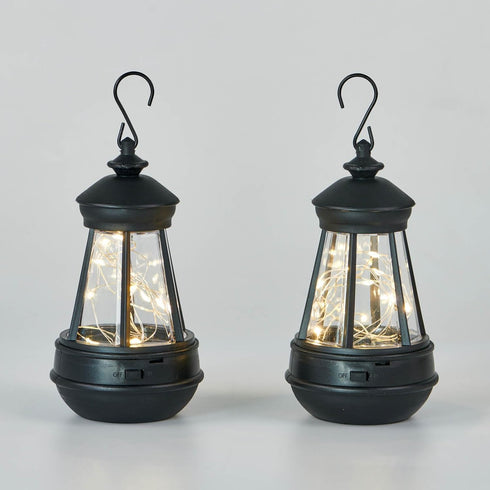 Solar-lantern Waterproof Lights Replacement, Decorative Patio Lighting, Mini Lantern 2 Pack (Fairy Light)