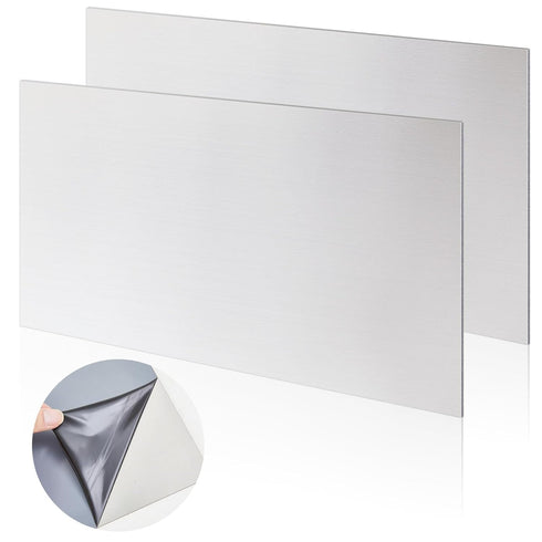 MorningRo 2 Pcs 430 Stainless Steel Sheet Metal 12 x 9 Inches 24ga
