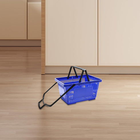 Housoutil Replacement Plastic Trolley Handle Shopping Basket Pull Rod Spare Part for Grocery Cart Repair and Foldable