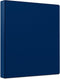 STAPLES Economy 1Inch 3Ring NonView Binder, Navy Blue, Round Rings, Durable Lightweight Design